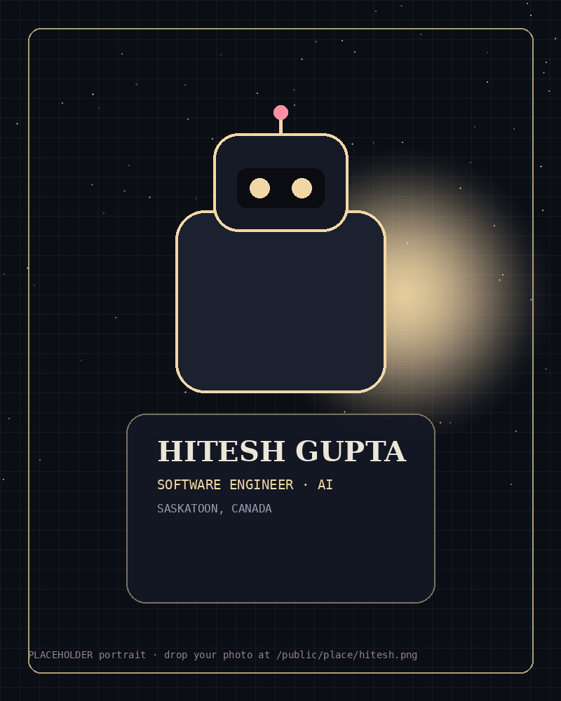 Hitesh Gupta, AI and retrieval systems engineer